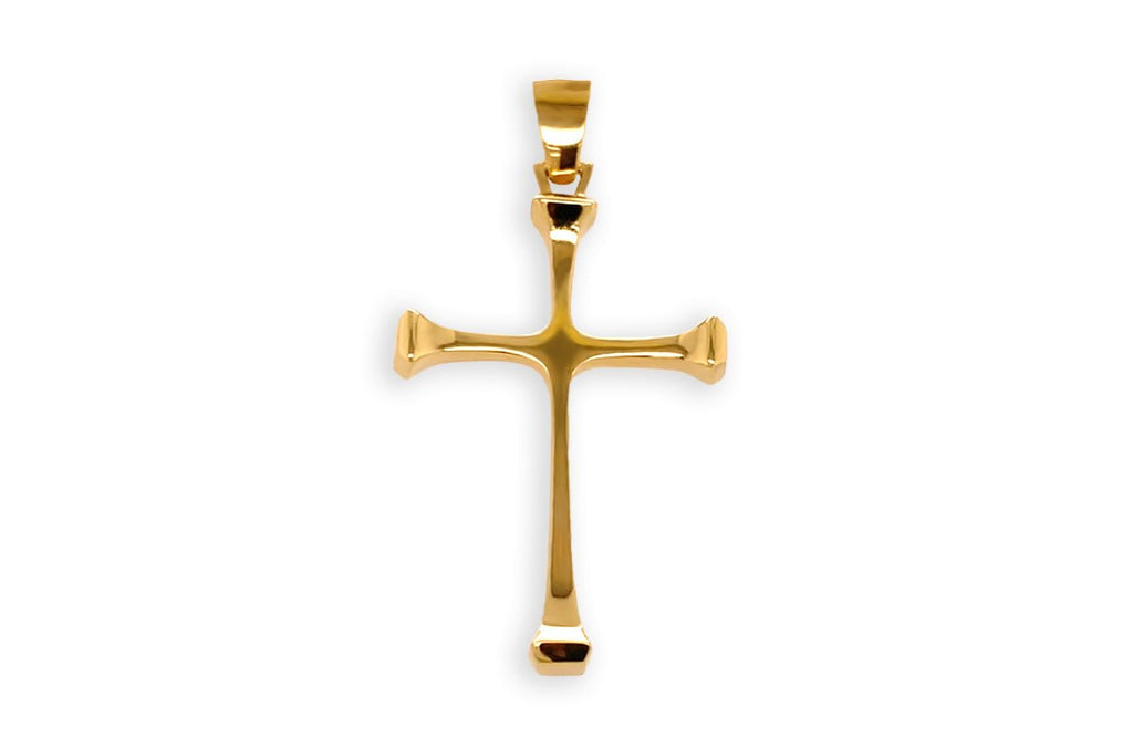 Men's 18kt Gold Large Cross Pendant 4.3 grams - Albert Hern Fine Jewelry