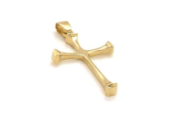 Men's 18kt Gold Large Cross Pendant 4.3 grams - Albert Hern Fine Jewelry