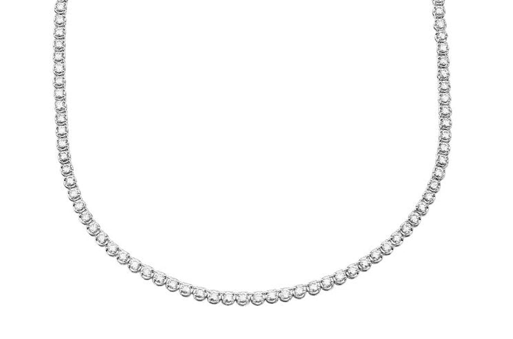 Necklace 18kt Gold Round Diamonds Tennis 2.42 cts - Albert Hern Fine Jewelry