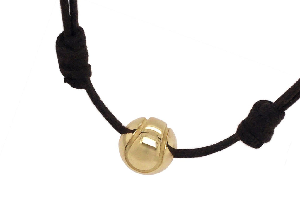 Necklace Tennis Ball 14kt Gold - Albert Hern Fine Jewelry