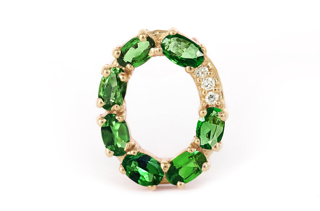 Cufflinks Letter O Initial 18kt Gold | Albert Hern Fine Jewelry