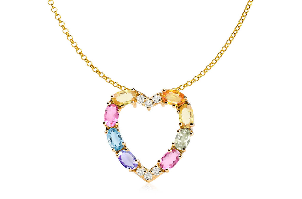 Pendant Heart Shape 18kt Gold - Albert Hern Fine Jewelry