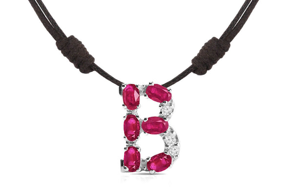 Pink Letter B. Pendant newest + 18