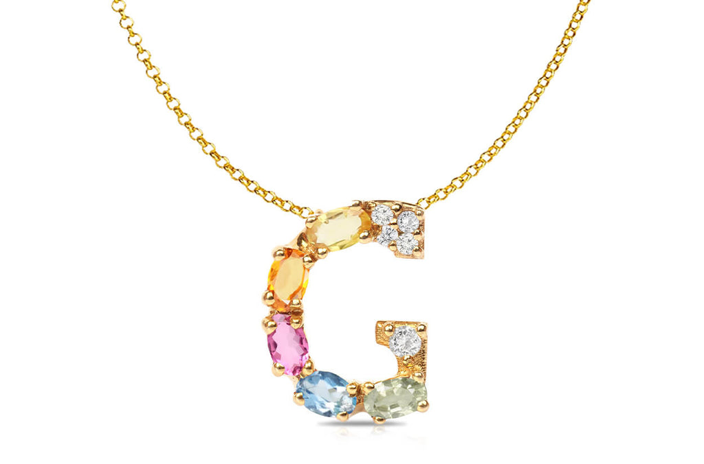 Wiley Initial Necklace – Our Spare Change