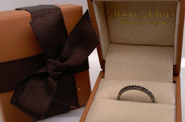 Ring 14kt Black Rhodium and Black Diamonds - Albert Hern Fine Jewelry