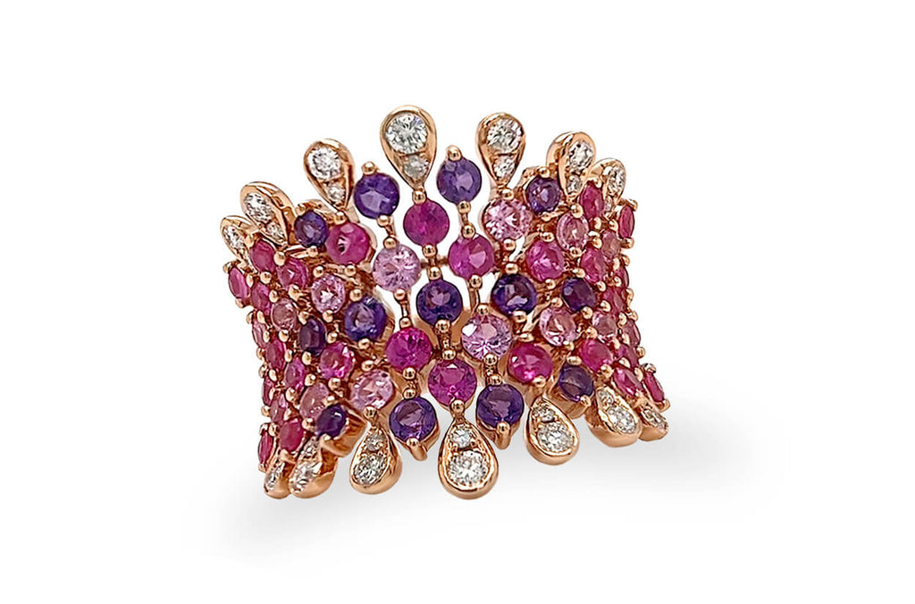 Ring 18kt Gold Royal Gemset & Diamonds - Albert Hern Fine Jewelry