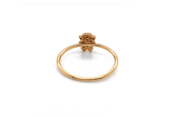 Ring 18kt Yellow Gold Girl with Diamonds - Albert Hern Fine Jewelry