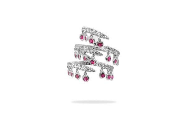 Rings Rain of Gemstones & Diamonds 18kt Gold - Albert Hern Fine Jewelry